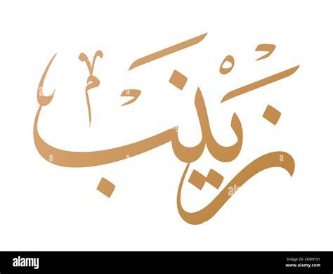 zainab in arabic|zainab in arabic calligraphy.